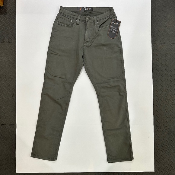 NWT DUER Mens No Sweat Pant Relaxed Taper in Gull Grey - 32"x32" LAST PAIR!!! - Picture 2 of 10
